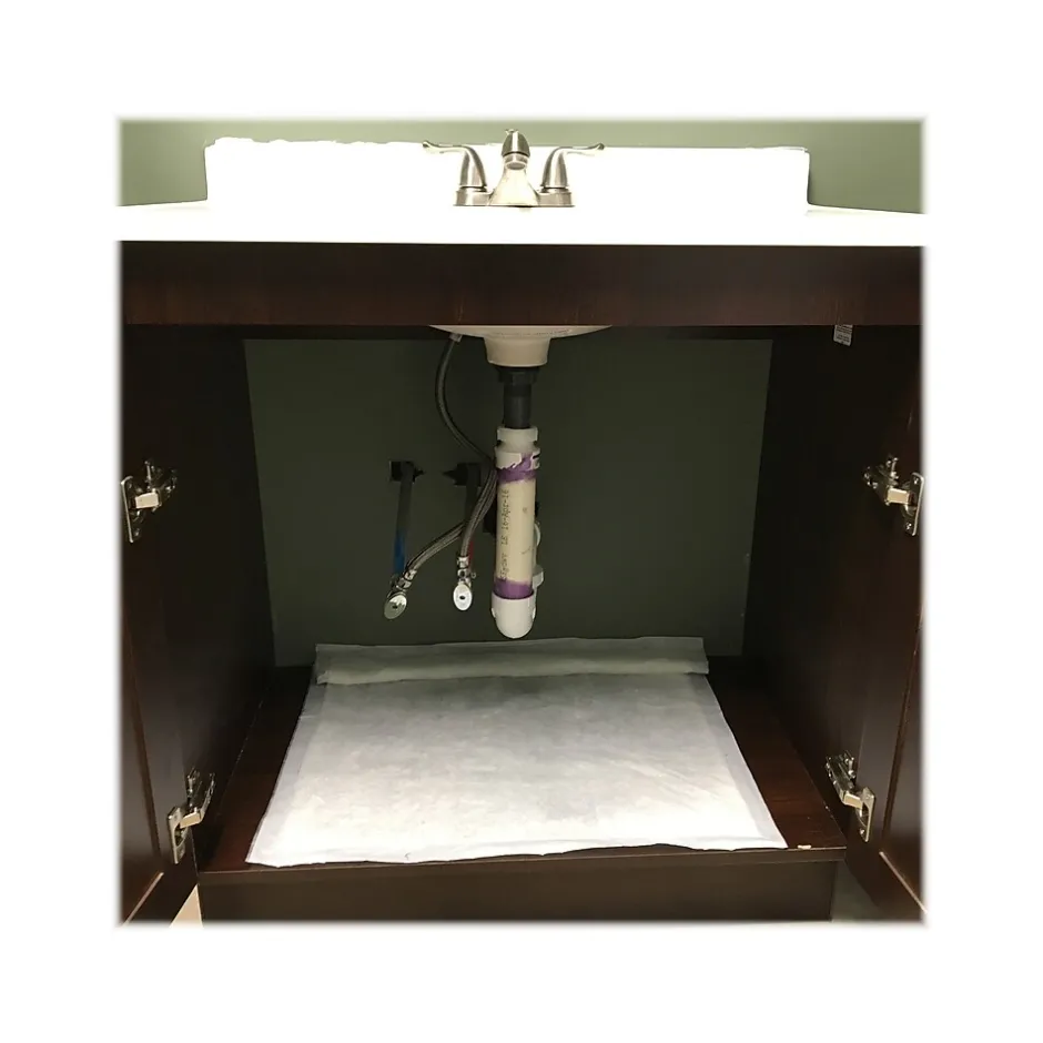 Sorbents & Spill Control<Quick Dam Drip Mat, 24", Up to 0.25 Gal. 100/Box (WUBM-100)