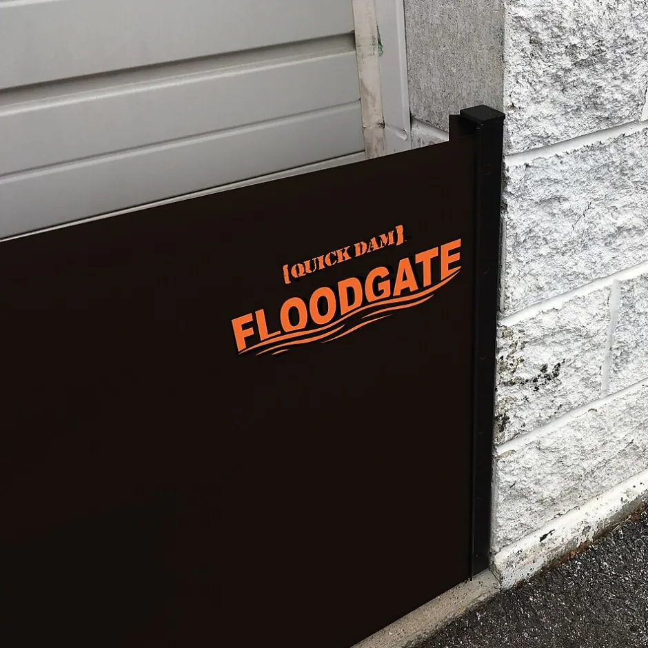 Sorbents & Spill Control<Quick Dam Flood Gate Side Rail Set, 4" (QDFGSIDES)