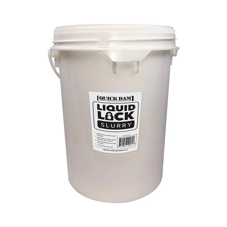 Sorbents & Spill Control<Quick Dam Liquid Lock Slurry, Up to 5 Gal. (LLS-5)