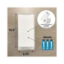 Sorbents & Spill Control<Quick Dam Mat, 6.75", Up to 0.38 Gal. 200/Box (WUM-200)