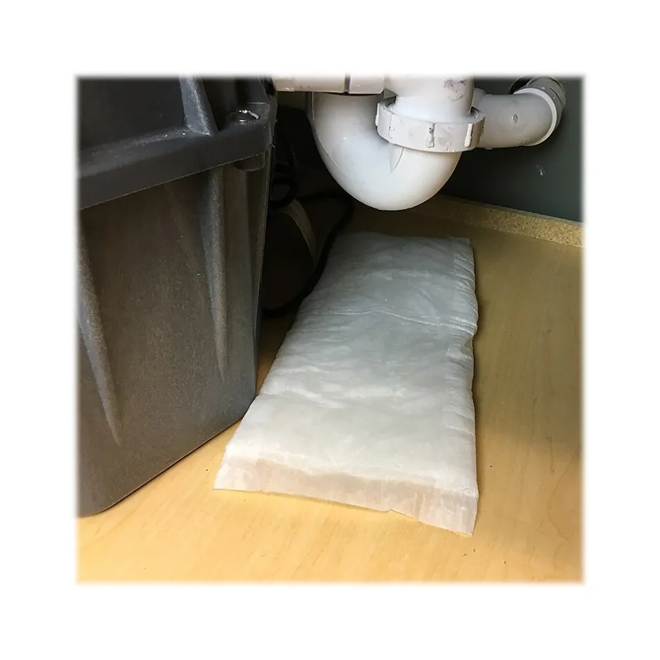 Sorbents & Spill Control<Quick Dam Mat, 6.75", Up to 0.38 Gal. 200/Box (WUM-200)