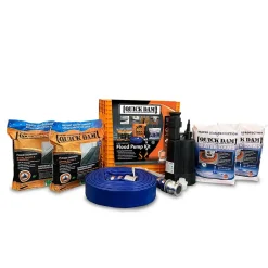 Sorbents & Spill Control<Quick Dam 7-Piece Multipurpose Emergency Flood Pump Kit (QDPK3)