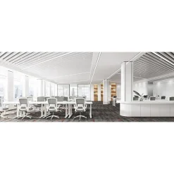 Clearance ION Fabric Task Chair, Gray/White (ION-WH-GRY) Office Chairs