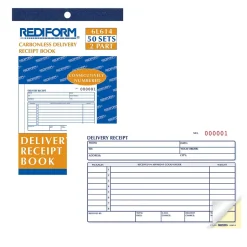 Clearance ® Carbonless Delivery Receipt Books, 4-1/4" x 6-3/8" (RED6L614) Accounting & Record Journals