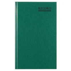 New Rediform Emerald Series Record Book, 7.31"W x 11.88"H, Green, 250 Sheets/Book (56151) Accounting & Record Journals