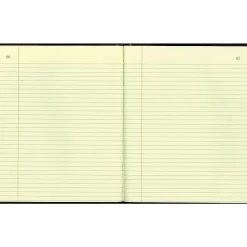 Online Rediform Texhide Record Book, 7 7/8" x 10", Black, 75 Sheets/Book (56211) Accounting & Record Journals