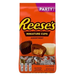 Chocolate<Reese's Miniatures Assorted Milk Chocolate Cup, 32.1 oz. (HEC43165)