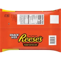 Chocolate<Reese's Snack Size Peanut Butter Cups, 19.5 oz. (246-00012)