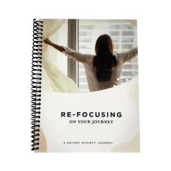 RE-FOCUS THE CREATIVE OFFICE A Guided Anxiety Journal, 6" x 8", Multicolor (70001) Hot