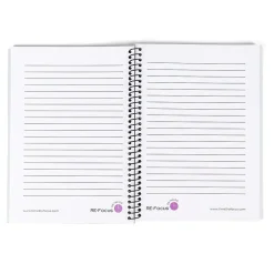 RE-FOCUS THE CREATIVE OFFICE on the GO Notepad, 6" x 8", College Ruled, White, 142 Sheets/Pad (88002) Hot