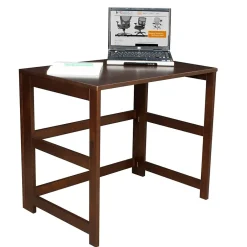 Discount Flip Flop 31" Folding Desk, Mocha Walnut (HDSKF3121MW) Computer Desks