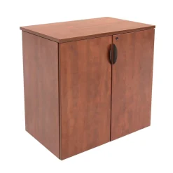 Clearance Legacy Stackable Storage Cabinet, Cherry Storage Cabinets