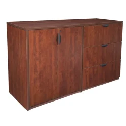 Discount Legacy Stand Up Side to Side Storage Cabinet/ Lateral File- Cherry Standing Desks