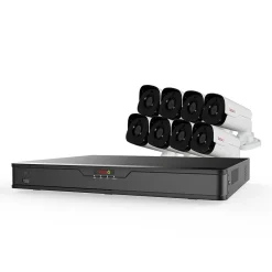 Security Cameras & Systems<REVO America Ultra HD Audio Capable 16 Channel 3TB NVR Surveillance System with 8 Cameras (RU162B8GA-3T)