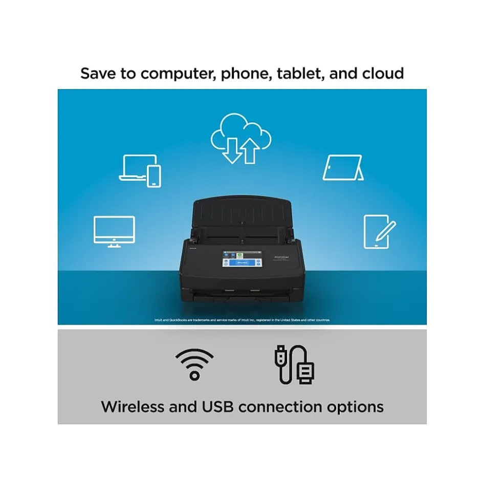 Portable Scanners<Ricoh Scansnap IX1600 Receipt Edition, Black (PA03770-B675)