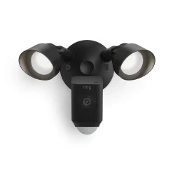 Security Cameras & Systems<Ring Floodlight Cam Plus Outdoor Wireless Security Camera, Black (B08F6DWKQP)