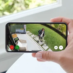 Security Cameras & Systems<Ring Stick Up Cam Pro Plug In Indoor/Outdoor HDR Wired Security Camera, Black (B09CKJVYXP)