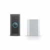 Smart Doorbells<Ring WiFi Smart Video Doorbell & Chime, Black (B09NLDYGHQ)