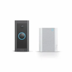 Smart Doorbells<Ring WiFi Smart Video Doorbell & Chime, Black (B09NLDYGHQ)