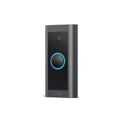 Smart Doorbells<Ring WiFi Smart Video Doorbell & Chime, Black (B09NLDYGHQ)