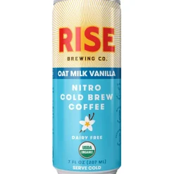 Coffee<RISE Brewing Co. Oat Milk Vanilla Nitro Cold Brew Coffee, 7 oz., 12/Carton (FG-SS-014-007-012)