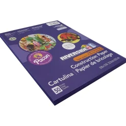 Discount 3D 9" x 12" Construction Paper, Dark Blue, 50 Sheets (P103601) Construction Paper