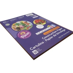 Clearance 3D 9" x 12" Construction Paper, Dark Brown, 50 Sheets (P103606) Construction Paper