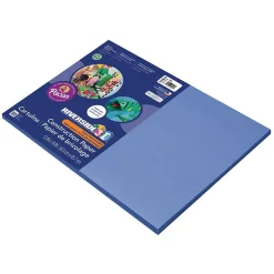 Discount 3D 12" x 18" Construction Paper, Blue, 50 Sheets (P103624) Construction Paper
