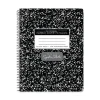 Roaring Spring Paper Products Signature 1-Subject Composition Notebooks, 7.5" x 9.75", College Ruled, 70 Sheets, Black (10111) Best
