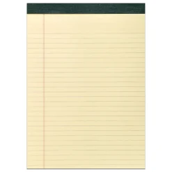 Roaring Spring Paper Products Recycled Legal Pad, 8.5" x 11.75", 40 Sheets/Pad, Canary (74712) Discount