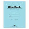 Roaring Spring Paper Products 1-Subject Exam Notebooks, 7" x 8.5", Wide Ruled, 4 Sheets, Blue (ROA77510) Hot