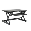 Best 32"W Manual Adjustable Standing Desk Converter, Black (R EADRB2) Standing Desks