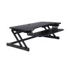 Discount 38"W Manual Adjustable Standing Desk Converter, Black (R DADRB) Standing Desks