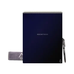 Rocketbook Flip Smart Notepad, 8.5" x 11", Lined/Dot Grid Ruled, Blue, 16 Sheets/Pad (FLP-L-RC-CDF-FR) Online