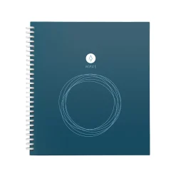 Rocketbook Wave 1-Subject Smart Notebook, 8.5" x 9.5", Dotted, 40 Sheets, Blue (WAV-S-K-A) Hot