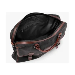 Rogue Wallet Rogue Canvas/Leather Business Messenger Bag, Black (WALMESSBAG-BLK)