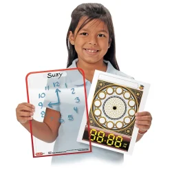 Clearance Wipe Clean Worksheet Cover Dry-Erase Whiteboard, Plastic Frame, 9