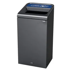 Rubbermaid Configure Single-Stream Recycling Station, 23 Gallon, Stenni Gray (1961622)