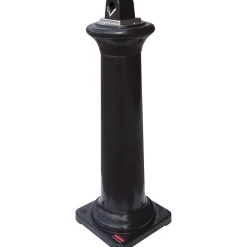 Rubbermaid GroundsKeeper Stainless Steel Ash Urn, Black (FG9W3000BLA)