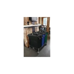 Rubbermaid Slim Jim Vented Recycling Container, 23 Gallons, (FG354007)