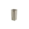 Rubbermaid Untouchable Indoor, Outdoor Trash Can w/ no Lid, Beige Resin, 23 Gal. (FG356988BEIG)