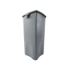 Rubbermaid Untouchable Indoor/Outdoor Trash Can, Gray Resin, 23 Gal. (FG356988GRAY)