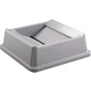 Rubbermaid Untouchable Large Plastic Swing Lid for 35 Gallon Trash Cans, Gray (FG266400GRAY)