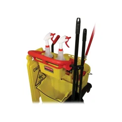 Social Distance Signage<Rubbermaid Wet Floor Sign, 25"H x 11"W, Yellow (FG611277YEL)