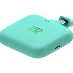 Rush Charge Air Micro USB Power Bank for Android Smartphones, 2500mAh, Teal (RC25-M-G2-TEAL)