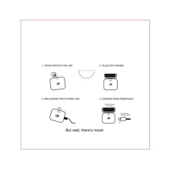 Rush Charge Air Micro USB Power Bank for Android Smartphones, 2500mAh, Teal (RC25-M-G2-TEAL)