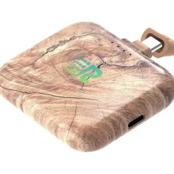 Rush Charge Air USB Type-C Power Bank for Most Smartphones, 2500mAh, Wood (RC25-C-G2-WOOD)