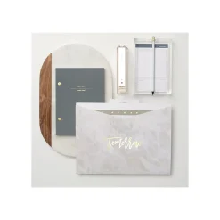 Russell+Hazel Fashion Stapler, 20-Sheet Capacity, Gold/Clear, Each (81704R)