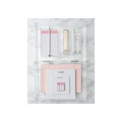 Russell+Hazel Fashion Stapler, 20-Sheet Capacity, Gold/Clear, Each (81704R)