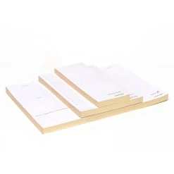 Russell+Hazel In Due Time Notepads, White/Gold, 80 Sheets/Pad, 3 Pads/Set (27619) Outlet